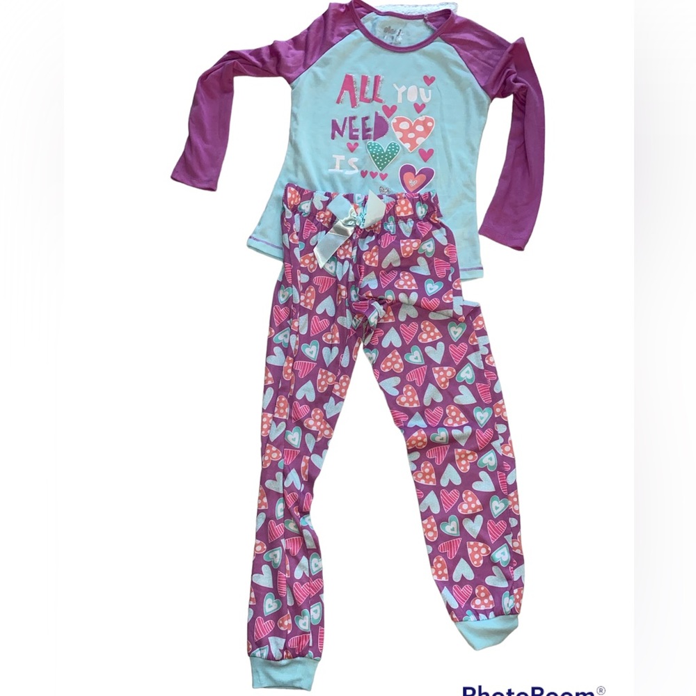 Girls 2 piece pajamas